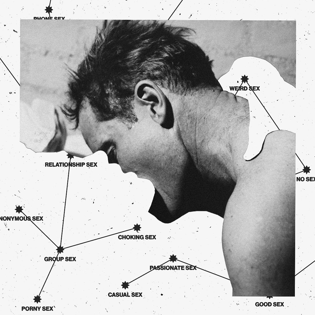 man experiencing mental blocks during sex